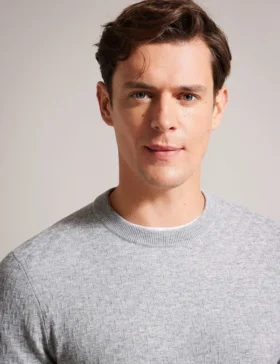 LOUNG Long Sleeve T Stitch Crew Neck Sweater