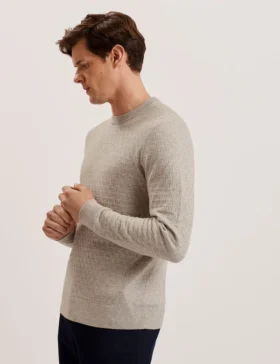 LOUNG Textured T Knit Crew Neck Jumper