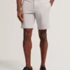 LOWETON Slim Leg Stretch Cotton Chino Shorts