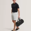 LOWETON Slim Leg Stretch Cotton Chino Shorts
