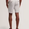 LOWETON Slim Leg Stretch Cotton Chino Shorts