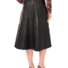LYNDELLE Leather Maxi Skirt