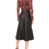 LYNDELLE Leather Maxi Skirt