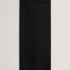 MAXI SKIRT WITH RIB Black