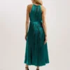 MELIKE Pleated Midi Dress