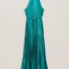 MELIKE Pleated Midi Dress