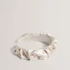 MELLSI Rhinestone Ruched Satin Headband