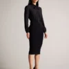 MERSEA Knitted Pencil Midi Dress