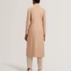 MINDEE Wool Rich Hourglass Longline Wrap Coat