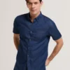 MIREK Regular Fit Chambray Short Sleeve Shirt