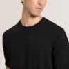 MODERN VISCOSE BLEND CREW Black