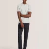 MODERN VISCOSE BLEND CREW High Rise Grey Heather
