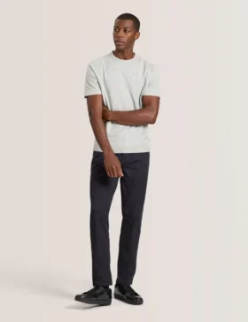 MODERN VISCOSE BLEND CREW High Rise Grey Heather