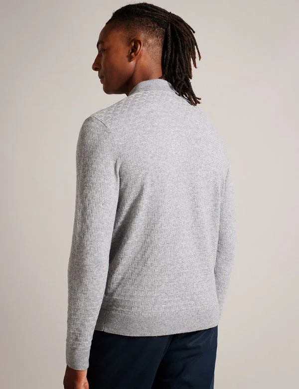 MORAR Long Sleeve T Stitch Knitted Polo MORAR Long Sleeve T Stitch Knitted Polo