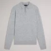 MORAR Long Sleeve T Stitch Knitted Polo MORAR Long Sleeve T Stitch Knitted Polo