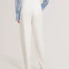 MORRIAT Barrel Leg Woven Tailored Trousers