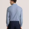NANTUCKET Geo Print Stretch Cotton Slim Fit Shirt