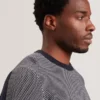 NEOPOTI Contrast Stitch Knit Cotton Polo Shirt