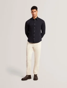 NORTUN Regular Fit Knitted Jersey Shirt