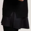 ONZAA Chunky Knit Short Sleeve Top With Shirt Hem