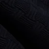 OSAKA Basket Texture Silk Blend Long Sleeve Polo