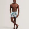 PALMDLE Floral Stripe Elasticated Swim Shorts