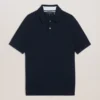 PELTZ Short Sleeve Regular Silk Blend Polo