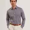 PRYNN Linen Cotton Woven Long Sleeve Shirt