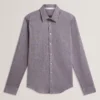 PRYNN Linen Cotton Woven Long Sleeve Shirt