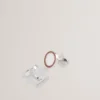 RAYLAN Colour Border Round Cufflinks