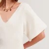 REBEXXA Wide Sleeve Knitted Bodycon Midi Dress REBEXXA Wide Sleeve Knitted Bodycon Midi Dress