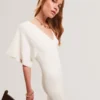 REBEXXA Wide Sleeve Knitted Bodycon Midi Dress REBEXXA Wide Sleeve Knitted Bodycon Midi Dress
