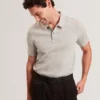 REMBRAN Cable Texture Cotton Blend Polo REMBRAN Cable Texture Cotton Blend Polo