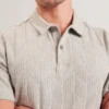 REMBRAN Cable Texture Cotton Blend Polo REMBRAN Cable Texture Cotton Blend Polo