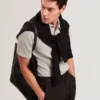 REMBRAN Cable Texture Cotton Blend Polo REMBRAN Cable Texture Cotton Blend Polo