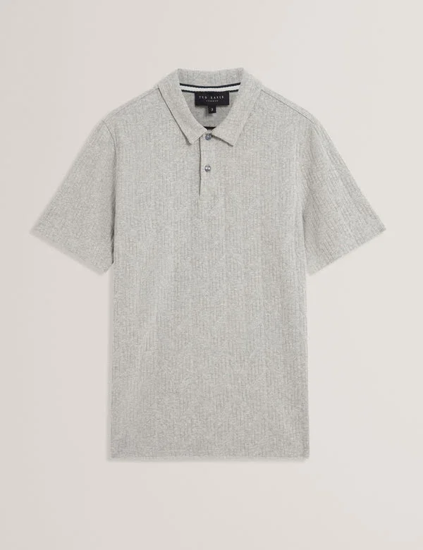 REMBRAN Cable Texture Cotton Blend Polo REMBRAN Cable Texture Cotton Blend Polo