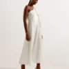 RIKUTO Satin Midi Dress