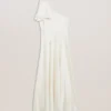 RIKUTO Satin Midi Dress