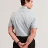 ROMMANN Micro Geo Print Slim Short Sleeve Shirt