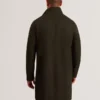 RUABON Funnel Neck Longline Jacket With Liner
