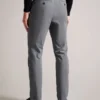 RYCE Slim Fit Textured Cotton Blend Chinos