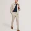 SABATON Slim Fit Stretch Cotton Twill Smart Pants