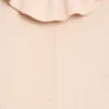 SAMAHA Sleeveless Knit Ruffle Top