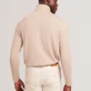 SIMONEA Textured Panel Half-Zip Modal Sweatshirt