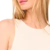 SLEEVELESS CREW NECK TOP Ivory