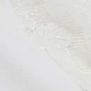 SLEEVELESS LACE APPLIQUE MIDI DRESS White