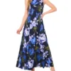 SLEEVELESS MAXI DRESS Navy