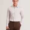 SOHOE Striped Cotton Long Sleeve Shirt