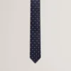 STEEPLE Circle Geometric Print Silk Tie