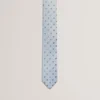 STEEPLE Circle Geometric Print Silk Tie